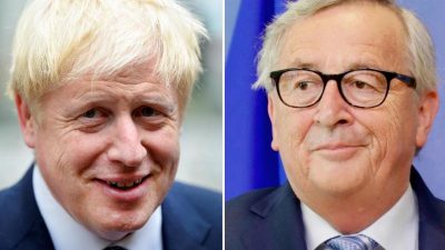 Besteht noch Hoffnung auf geordneten Brexit? Juncker und Johnson treffen sich am Montag
