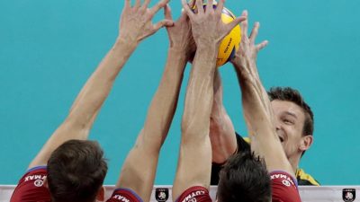 Deutsche Volleyballer erreichen vorzeitig Achtelfinale