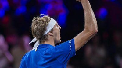 Laver-Cup: Zverev erneut Matchwinner für Europas Tennis-Team