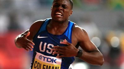 US-Sprinter Coleman erobert 100-Meter-Gold bei WM