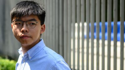 Hongkong: Demokratie-Aktivist Wong kündigt Fortsetzung des Widerstandes an