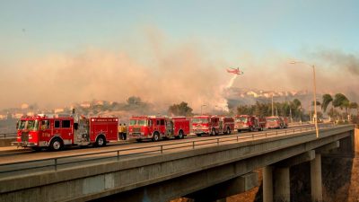 Waldbrände in Kalifornien: 100.000 Menschen evakuiert – 1.200 Feuerwehrleute im Einsatz