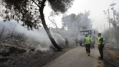 Dutzende Waldbrände lodern in Teilen Syriens und des Libanon