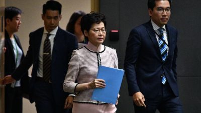 Abgeordnete in Hongkongs Parlament boykottieren erneut Auftritt von Carrie Lam
