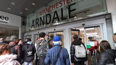 Messer-Attacke im Arndale Center Manchester: Täter in Psychatrie eingewiesen