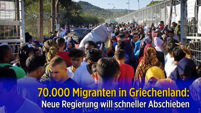 Migrantenlager auf Lesbos überfüllt – Griechenland ändert Migrationspolitik und will schneller Abschieben