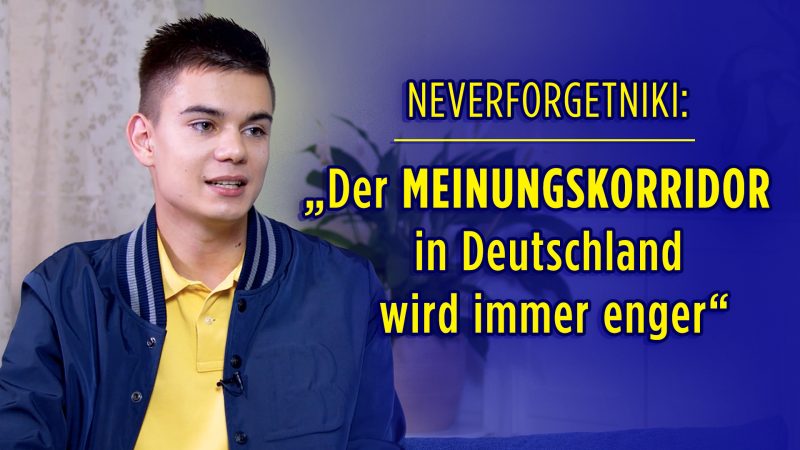 „Neverforgetniki“ über sein Buch: „Mein Weckruf für Deutschland“