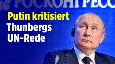 Putin auf Frage nach Thunberg-Rede: „Ich mag euch vielleicht enttäuschen, aber …“