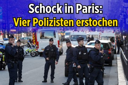 Messerattacke in Frankreich: Fünf Tote in Pariser Polizeistation – darunter der Angreifer