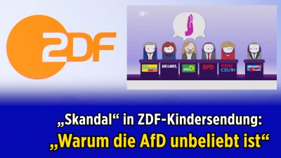 ZDF erklärt Kindern warum es „keine Zusammenarbeit mit der AfD“ gibt – Weidel: „AfD ganz offen denunziert“