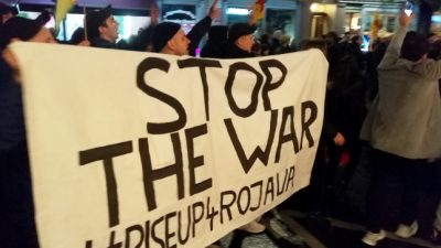 Deutschlandweit protestieren Tausende Menschen gegen türkische Offensive