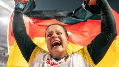 Kugelstoßerin Christina Schwanitz holt WM-Bronze in Doha