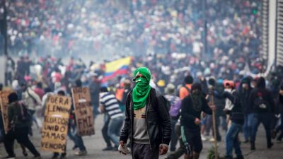 Kein Ende der Unruhen in Ecuador – Neuer Protestmarsch in Hauptstadt Quito