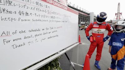 Formel 1 steht wegen Taifun still: «Sicherheit geht vor»