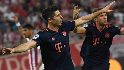 Lewandowski und Müller führen Bayern zu Zittersieg in Piräus