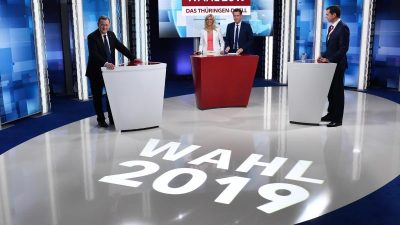 Thüringen-Umfrage: Linke vorn, Regierungsbildung schwierig