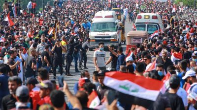 21 Tote und über 1700 Verletzte bei neuen Protesten im Irak