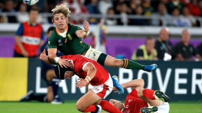 Rugby-WM: Südafrika im Finale gegen England