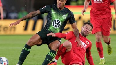Wolfsburg verpasst gegen Augsburg Sprung auf Platz eins