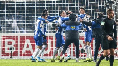 «Jeder Spieler ist heiß»: Hertha mit Pokaleuphorie ins Derby