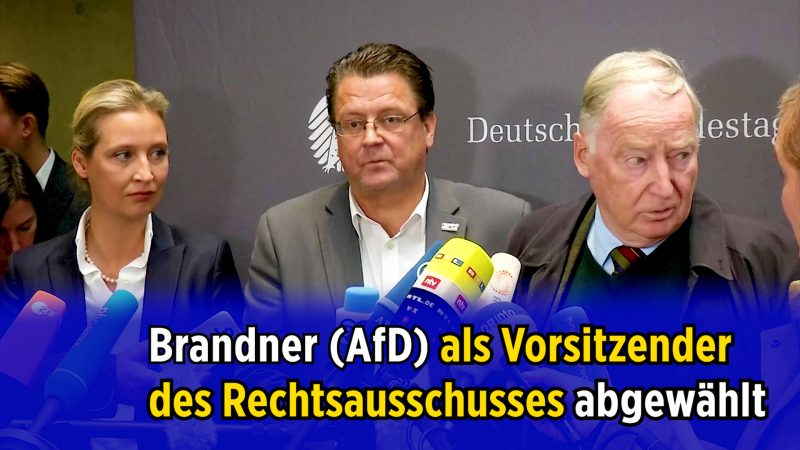 Statements der Parteien nach Abwahl von Stephan Brandner (AfD) als Vorsitzenden des Rechtsausschusses