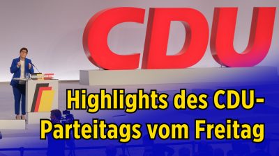 Highlights des CDU-Parteitags in Leipzig vom Freitag