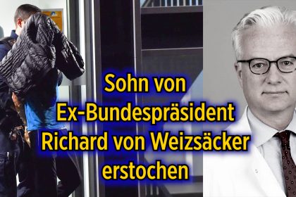 Lindner „fassungslos“: Sohn von Ex-Bundespräsident von Weizsäcker erstochen – 57-jähriger Messerstecher festgenommen