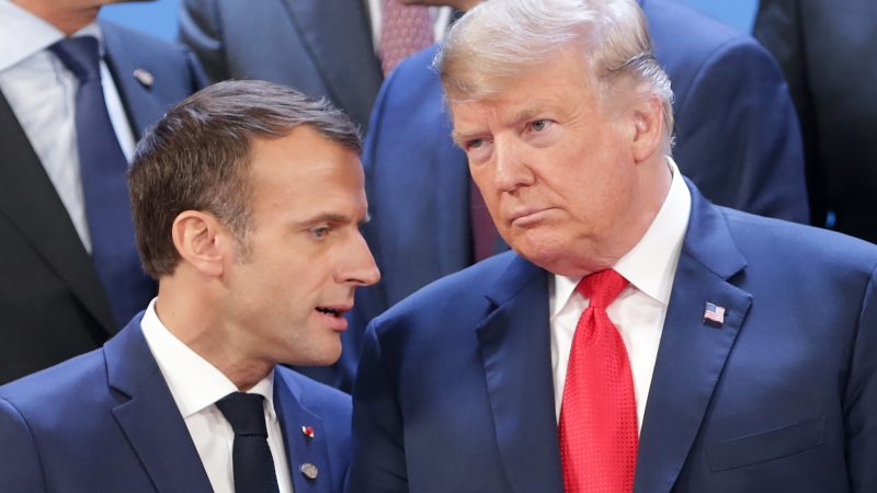Macron kommt vor Nato-Gipfel mit Trump zusammen