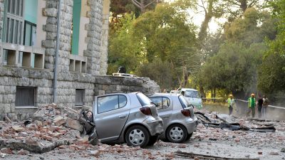Mindestens 13 Tote und 600 Verletzte bei schwerem Erdbeben in Albanien