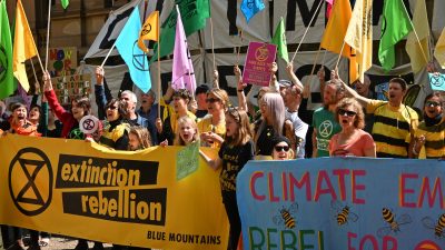 „Wirtschaftssabotage“: Australiens Premier will bestimmte Klima-Proteste verbieten