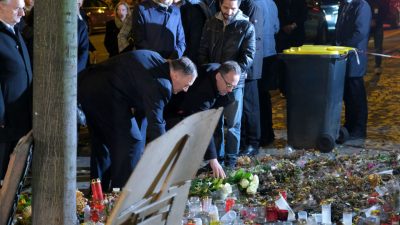 Maas und Pompeo: Erst Blechschaden, dann Besuch des Tatorts in Halle