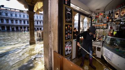 Italien verhängt Notstand wegen Hochwassers in Venedig
