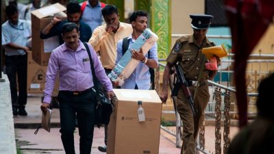 50 Wahlhelfer in Sri Lanka mit Lebensmittelvergiftung im Krankenhaus