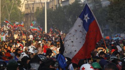 Erneut Zusammenstöße zwischen Demonstranten und Sicherheitskräften in Chile