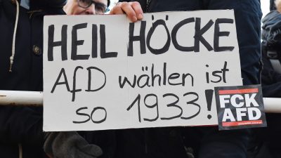„Die AfD will in Braunschweig keiner haben“: 20.000 Menschen protestieren gegen Parteitag