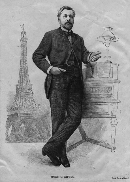Alexandre Gustave Eiffel (1832 - 1923) und sein berühmtestes Projekt: Der Eiffelturm.