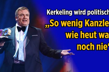 Hape Kerkeling zur Kanzlerfrage: „Die, die es werden wollen, können’s nicht – und die, die können, wollen nicht“