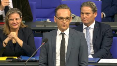 Maas kontert AfD-Mann im Bundestag – und sorgt für Lacher