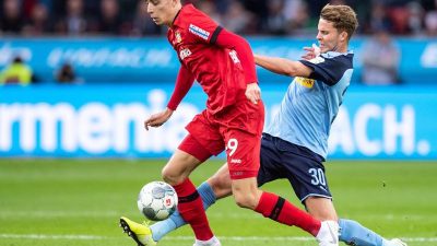 Gladbach baut Tabellenführung aus: Sieg in Leverkusen