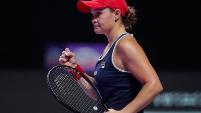 Barty gewinnt als erste Australierin seit 1976 WTA Finals