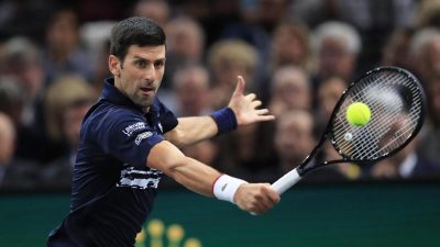 Djokovic feiert Masters-Tennis-Titel in Paris