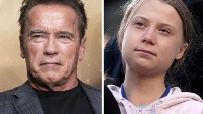 Greta Thunberg unternimmt Radtour mit Arnold Schwarzenegger