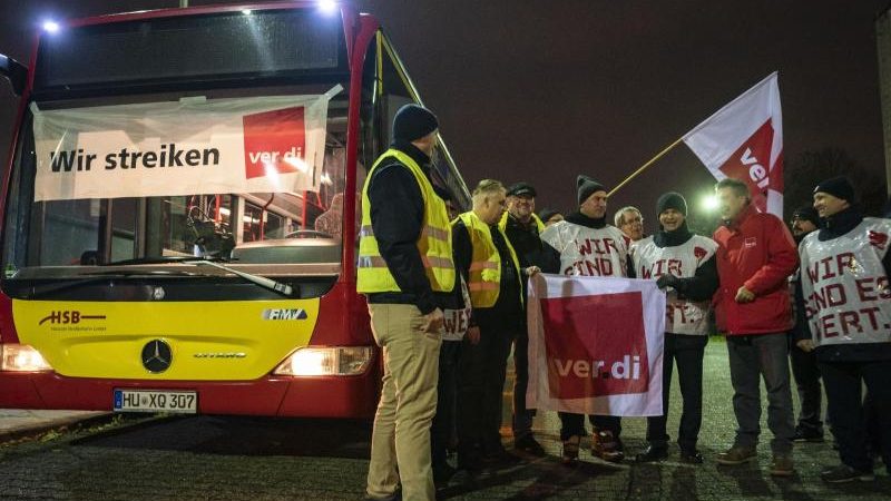 Vorsicht Pendler-Chaos: 3000 Busfahrer streiken in Hessen
