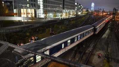 Zugwaggons in München entgleist – Verletztenzahl unklar