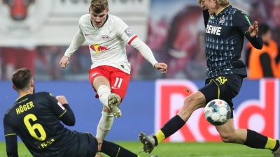 Leipzig und Rekordmann Werner besiegen Köln