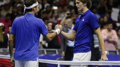 Federer und Zverev stellen Zuschauerrekord auf