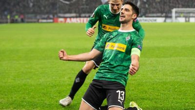 Stindl rettet Gladbach glückliches 1:0 gegen Wolfsberger AC