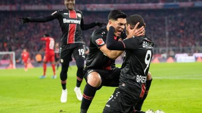 Dämpfer für Flicks Bayern: Niederlage gegen Leverkusen