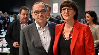 Kaffee mit der Kanzlerin: Neue SPD-Spitze trifft sich mit Merkel zum Kennenlernen