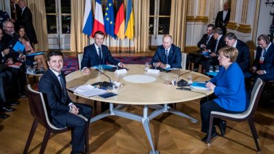 Tauwetter zwischen Russland und der Ukraine? Putin und Selenski nach ersten Treffen zuversichtlich